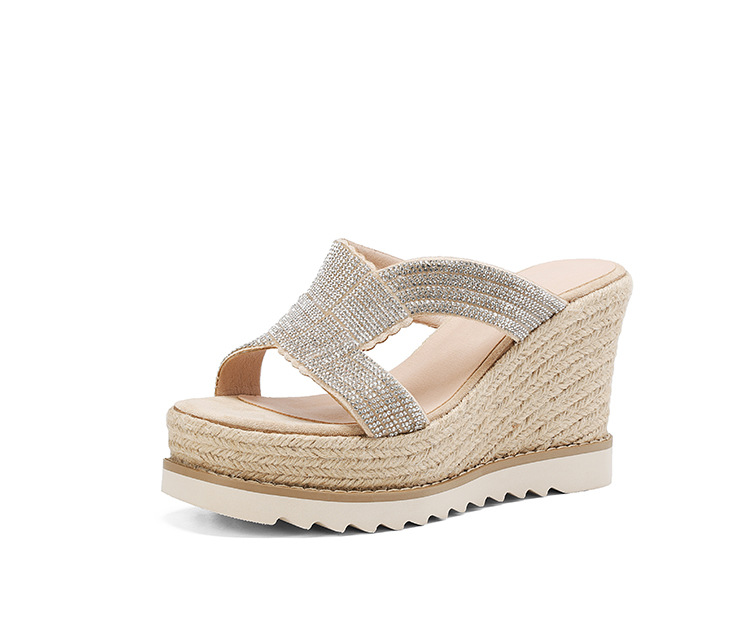 Sandal cao gót nữ hở mũi gót xuồng 10cm đính đá — màu hồng, màu mơ chi tiết 16
