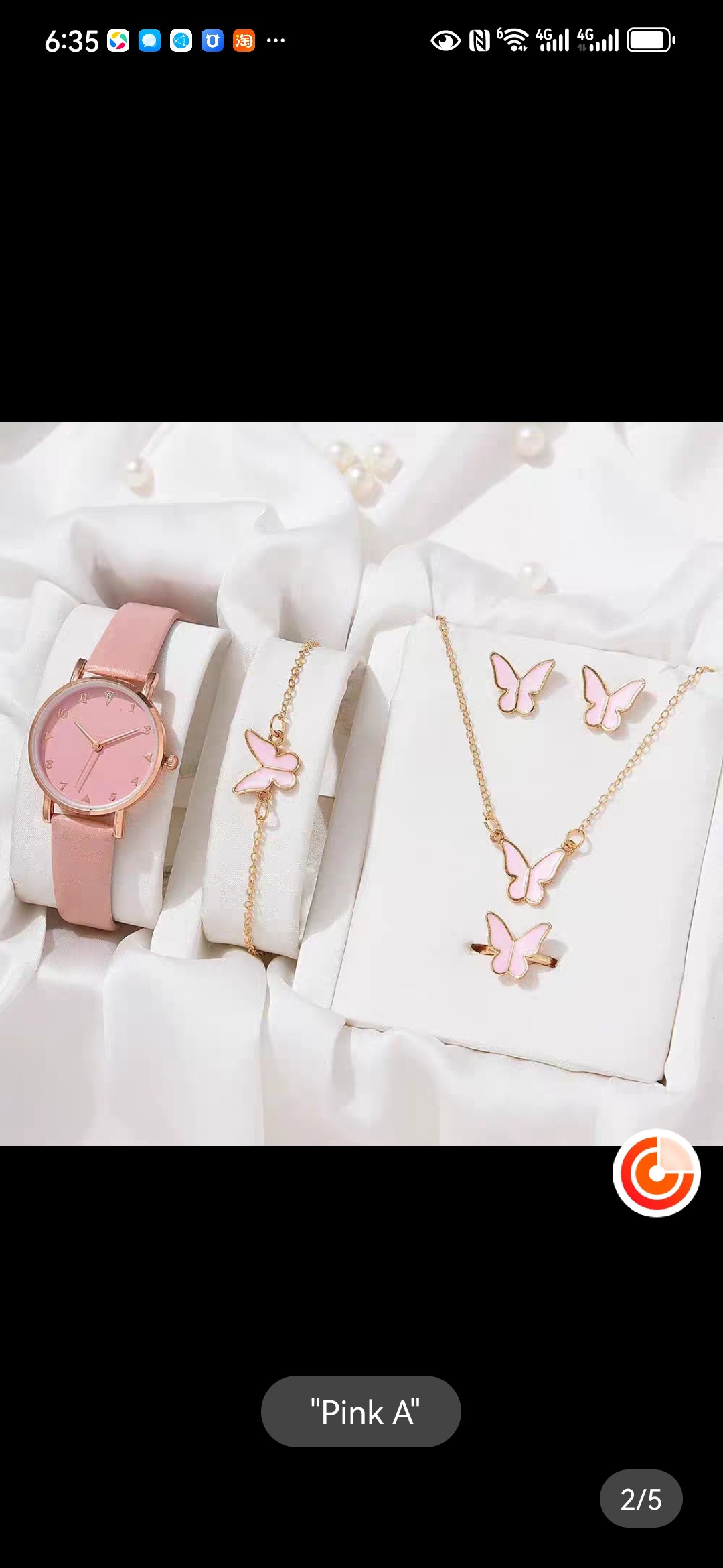 J nueva moda simple todo fósforo fresco señoras mariposa reloj traje