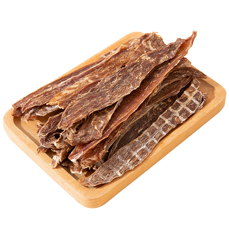 Snack para perros, carne seca de pato, 100g de calcio para perros molares, entrenamiento para perros pequeños de tamaño medio, comida para mascotas de recompensa de Teddy.