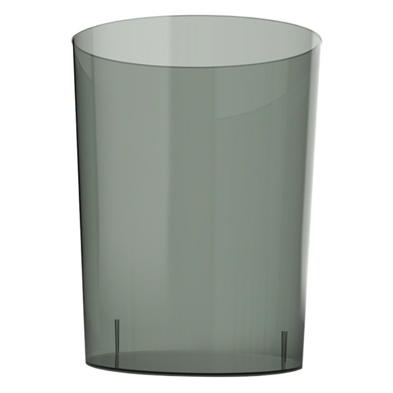 Hogar grande luz de lujo basura puede sala de estar creativo PET transparente basura puede Oficina de gran capacidad simple canasta de papel