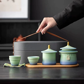 旅行茶具;陶瓷杯;功夫茶具