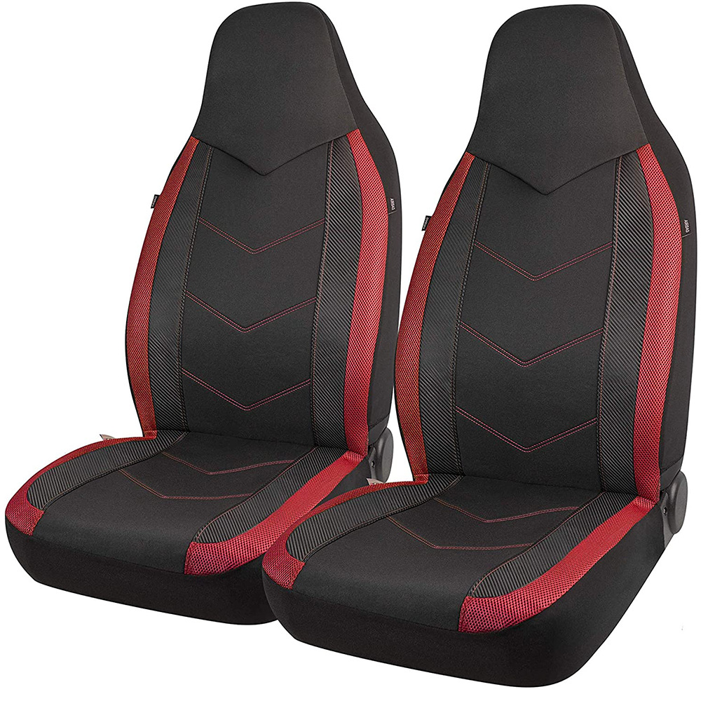 Car Seat Cover 2 Front Seat High Back Hooded Four Seasons Neutral Sandwich Fabric Cross-Border Hot Sale