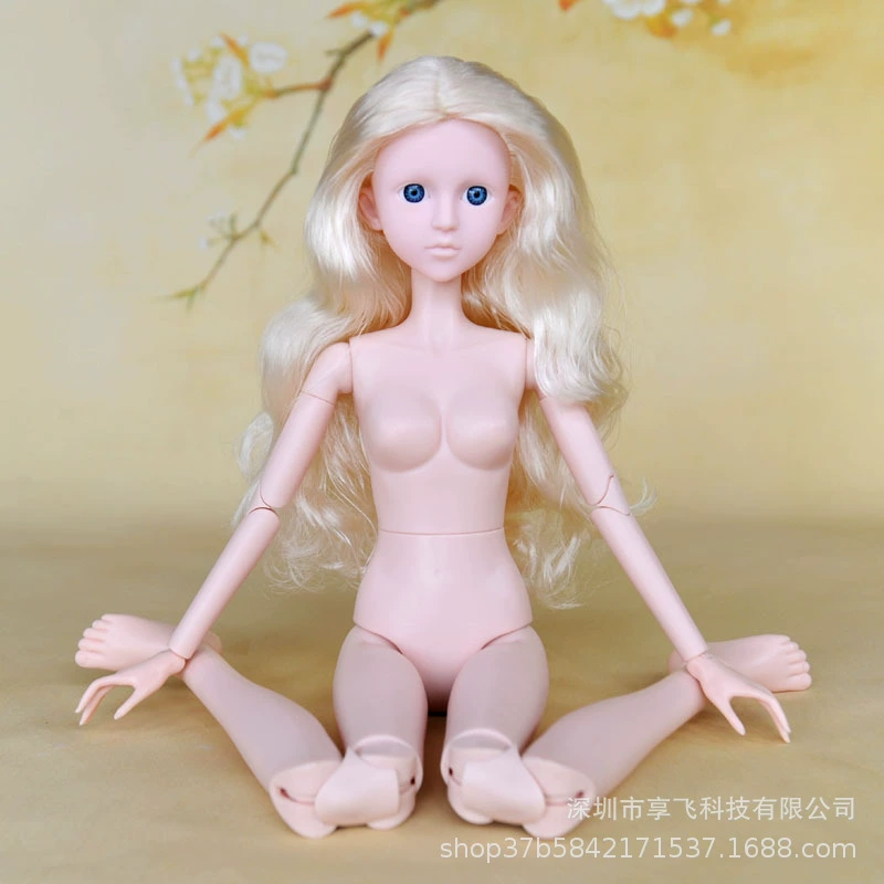 Кукла Xinyi с 4 точками, безволосая голова, макияж, голова, BJD SD, окружность головы 19,8 см
