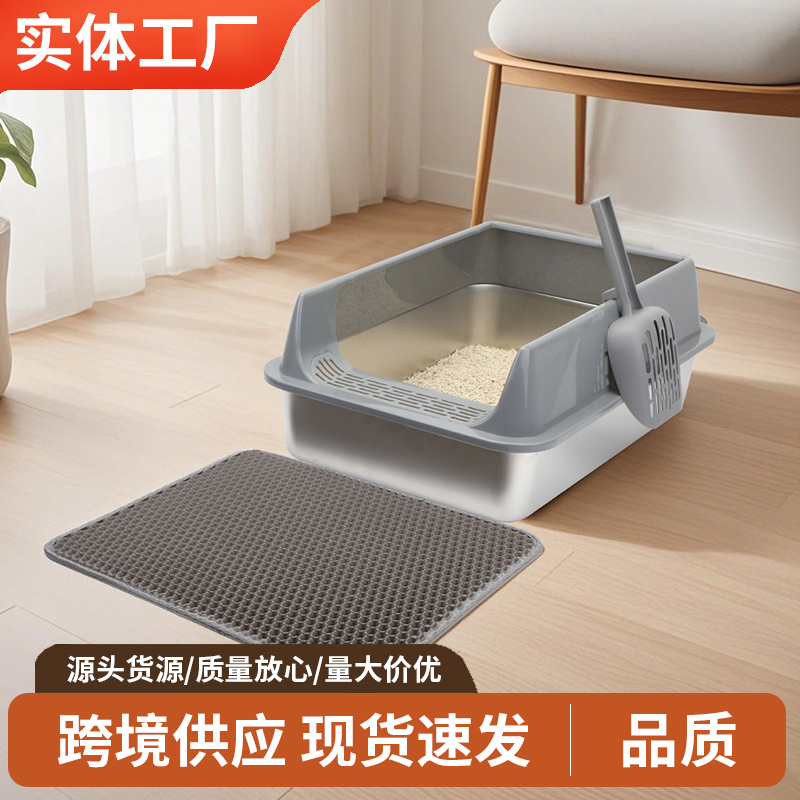 半封闭猫砂盆家用大号防外溅防带出式猫猫厕所加高猫沙盆现货批发