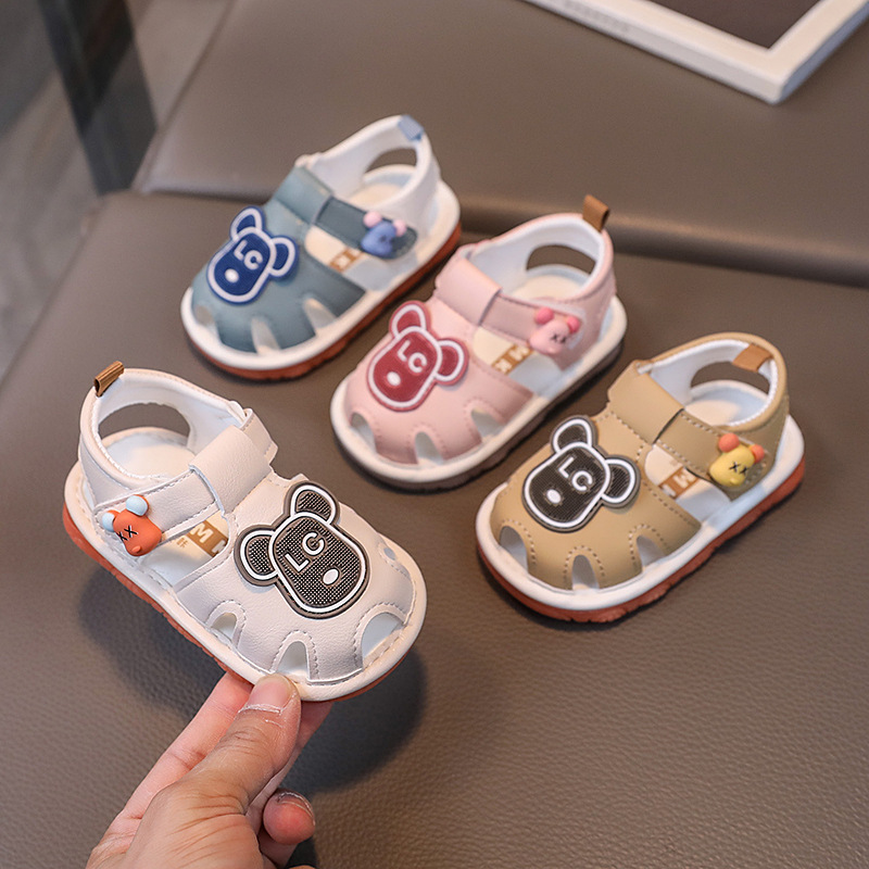 A generation of baby Korean called sandals 2024 spring and summer girls 0-2 years old children baby princess toddler shoes 1
