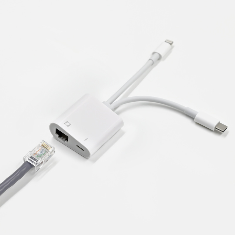 メーカーrj45イーサネット携帯電話アダプタusb + 充電百兆/ギガビット三合一ネット変換器|undefined