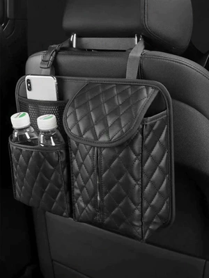 Chair back anti-kick pad — Back Hanging Bag Anti-Kick Pad - small-chair-back-storage-bag-35x24