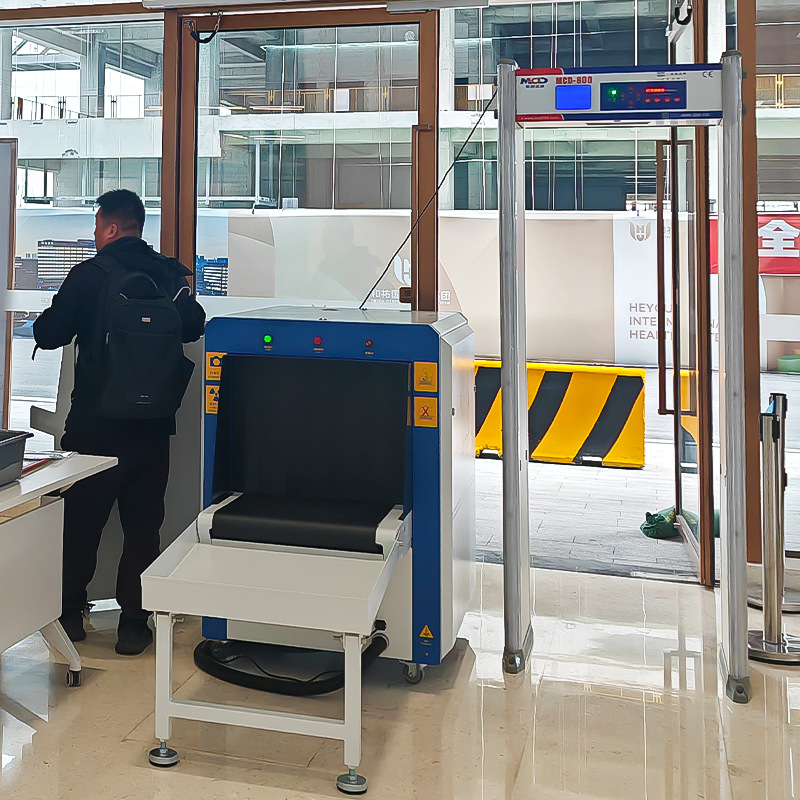 美创达诚安检门安检机金属检测门学校医院体育场行李过包机车站