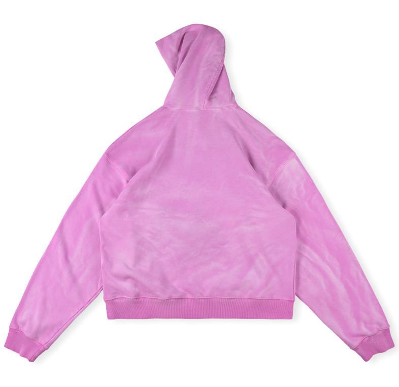 Sweatshirt com capuz unisexo lavado estilo casual trendy_voghion.com