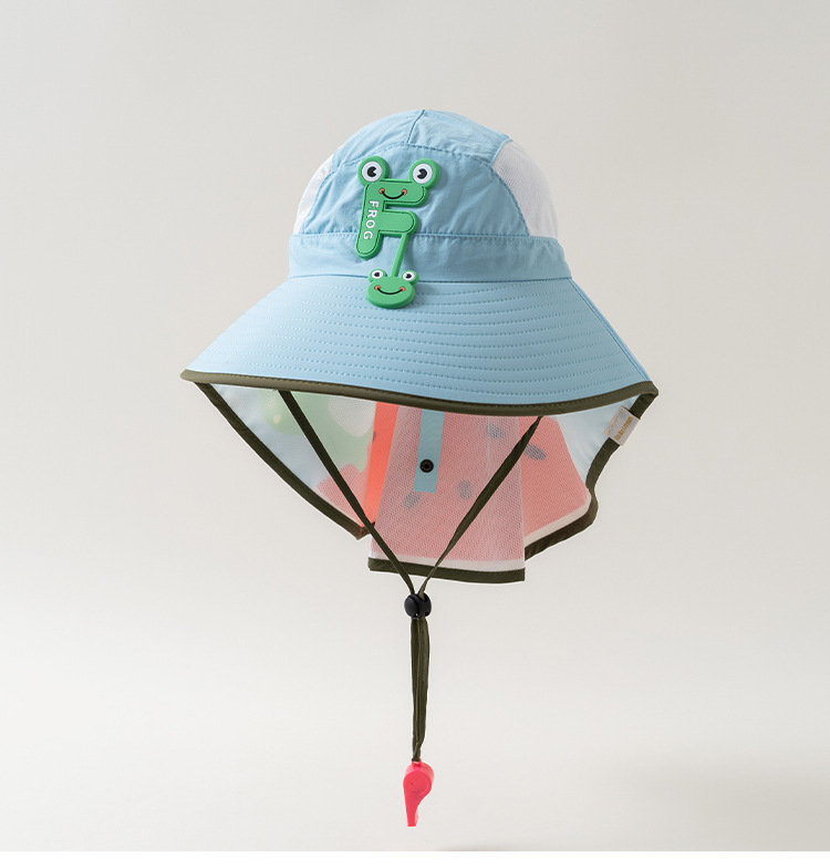 en el viento letras niños bordados sombrero hombre sombrero respirado de verano protector solar sombrero para niños al aire libre sombrero de estudiantes