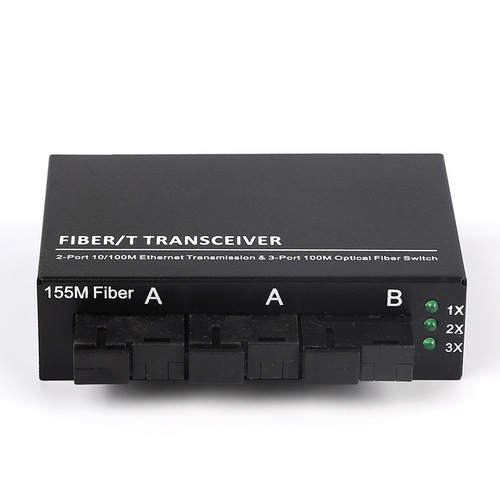 LHGD 100Mbps Single-Mode Fiber optic transmitter/receiver 100Mbps switch optical-electrical converter SC interface one unit