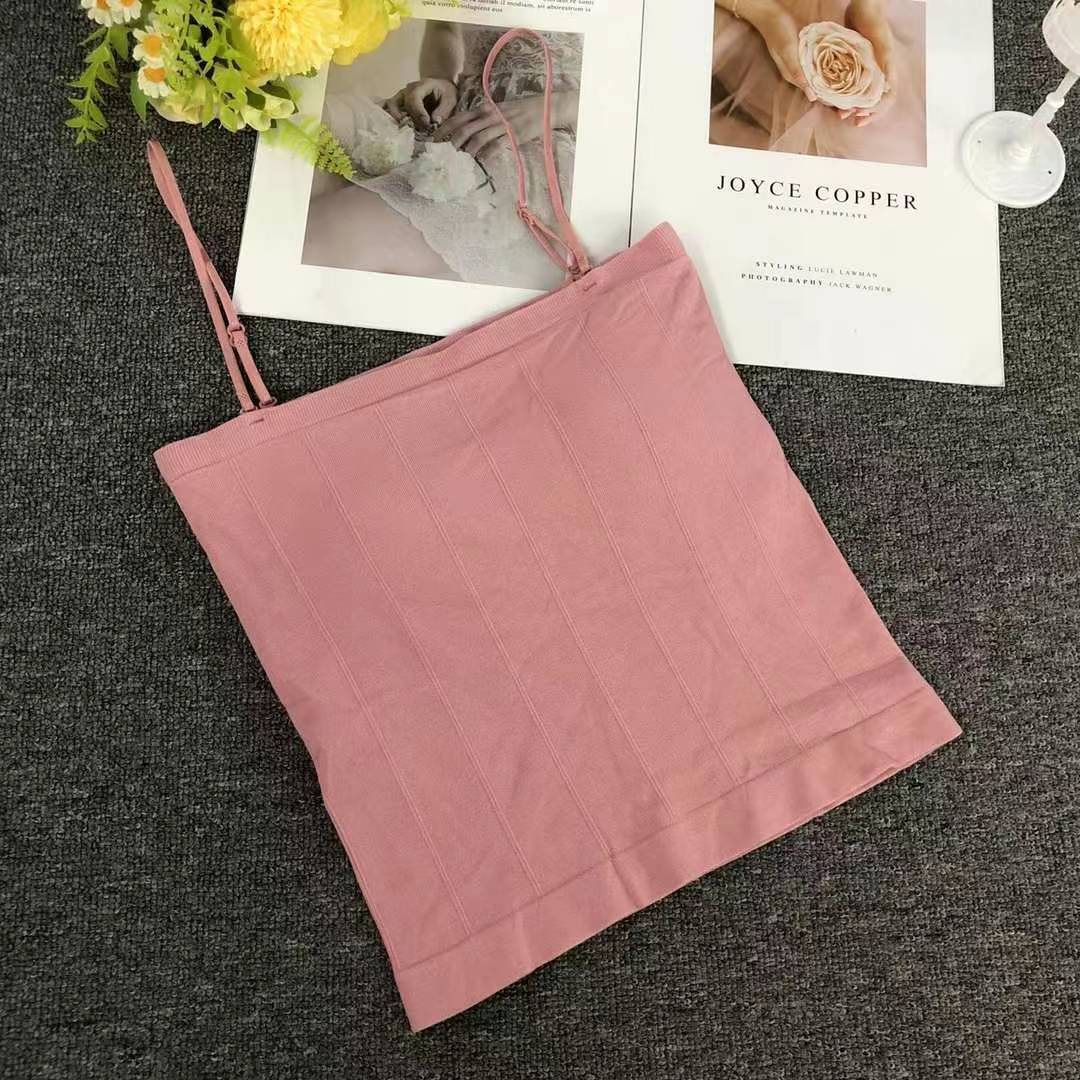 Nueva taza fija sin costuras hermosa espalda sin anillo de acero ropa interior chaleco chaleco cómodo ropa interior damas base sostén al por mayor