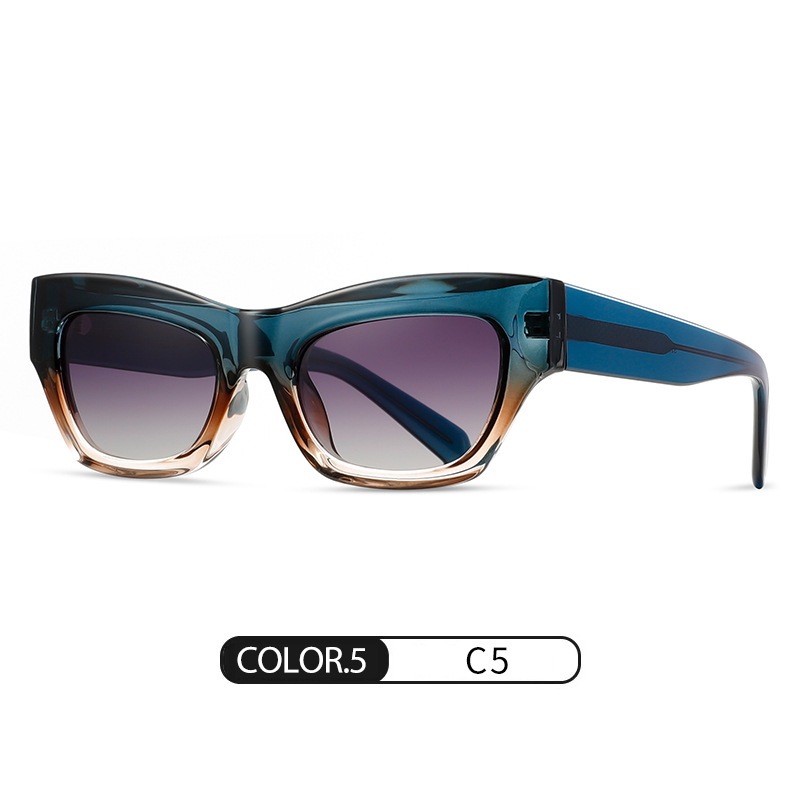 Gafas de sol de hoja explosivas transfronterizas de comercio exterior S26115 Gafas de sol polarizadas de tiro callejero europeas y americanas