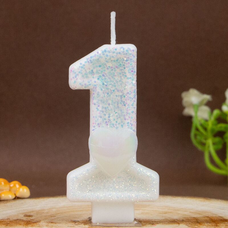 数字蜡烛生日蛋糕节庆派对装饰创意插件diy手工白色蜡烛电商跨境|undefined