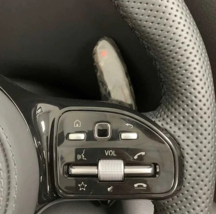 Suitable for Mercedes-Benz carbon fiber 809 steering wheel modification with AMG forged pattern, can be upgraded for all Mercedes-Benz models, installation included