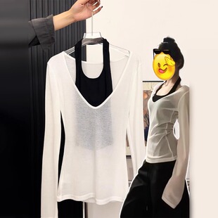 收腰罩衫