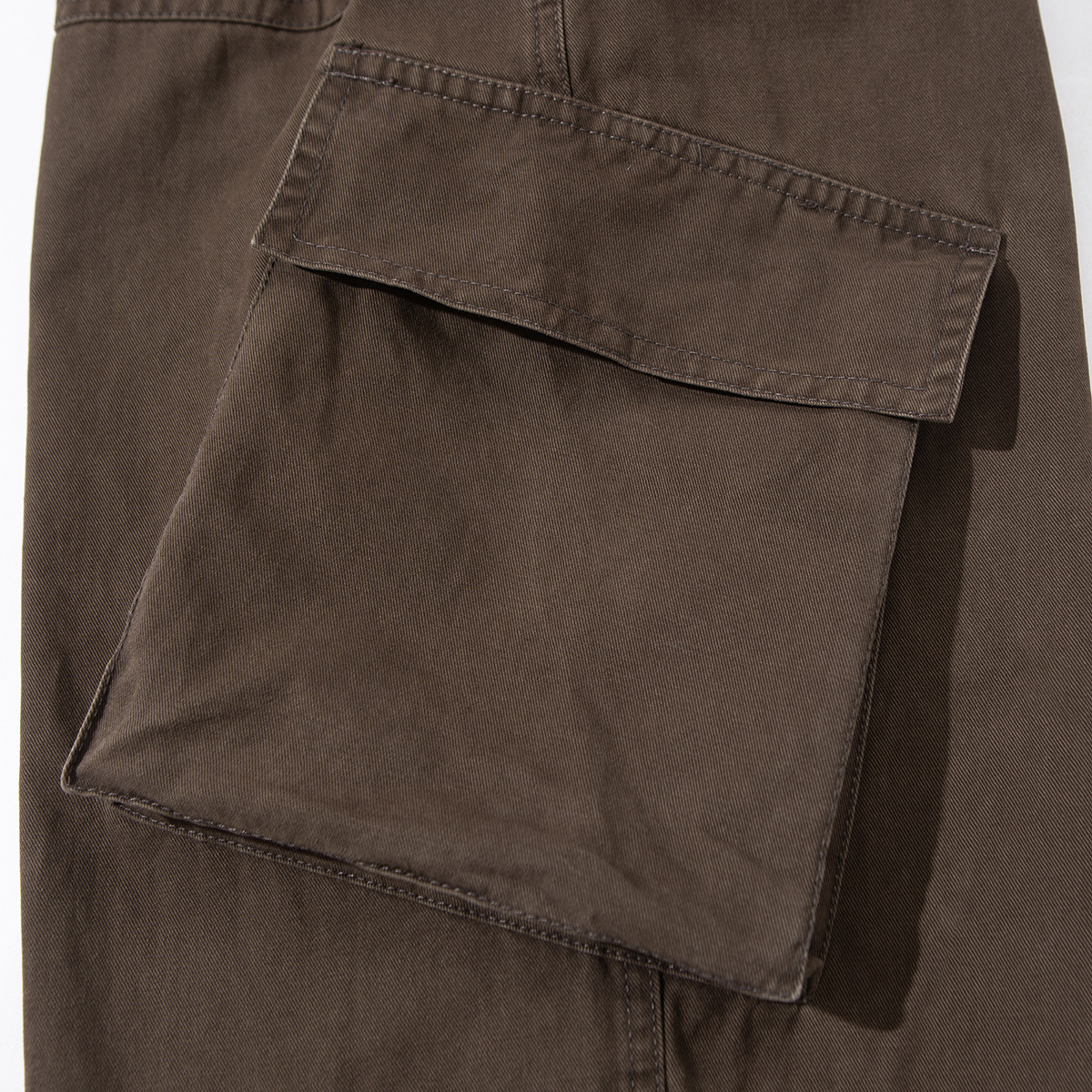 Vibe Straight Large Workwear With Pocket Cotton Trousers