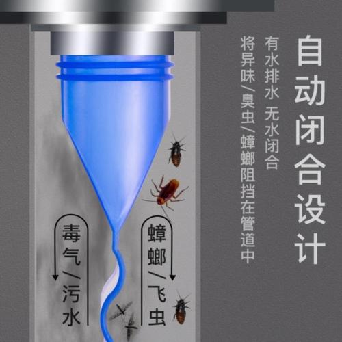 Floor drain deodorizer bathroom sewer pipe insect-proof cover silicone core toilet anti-odor inner core sealing ring artifact