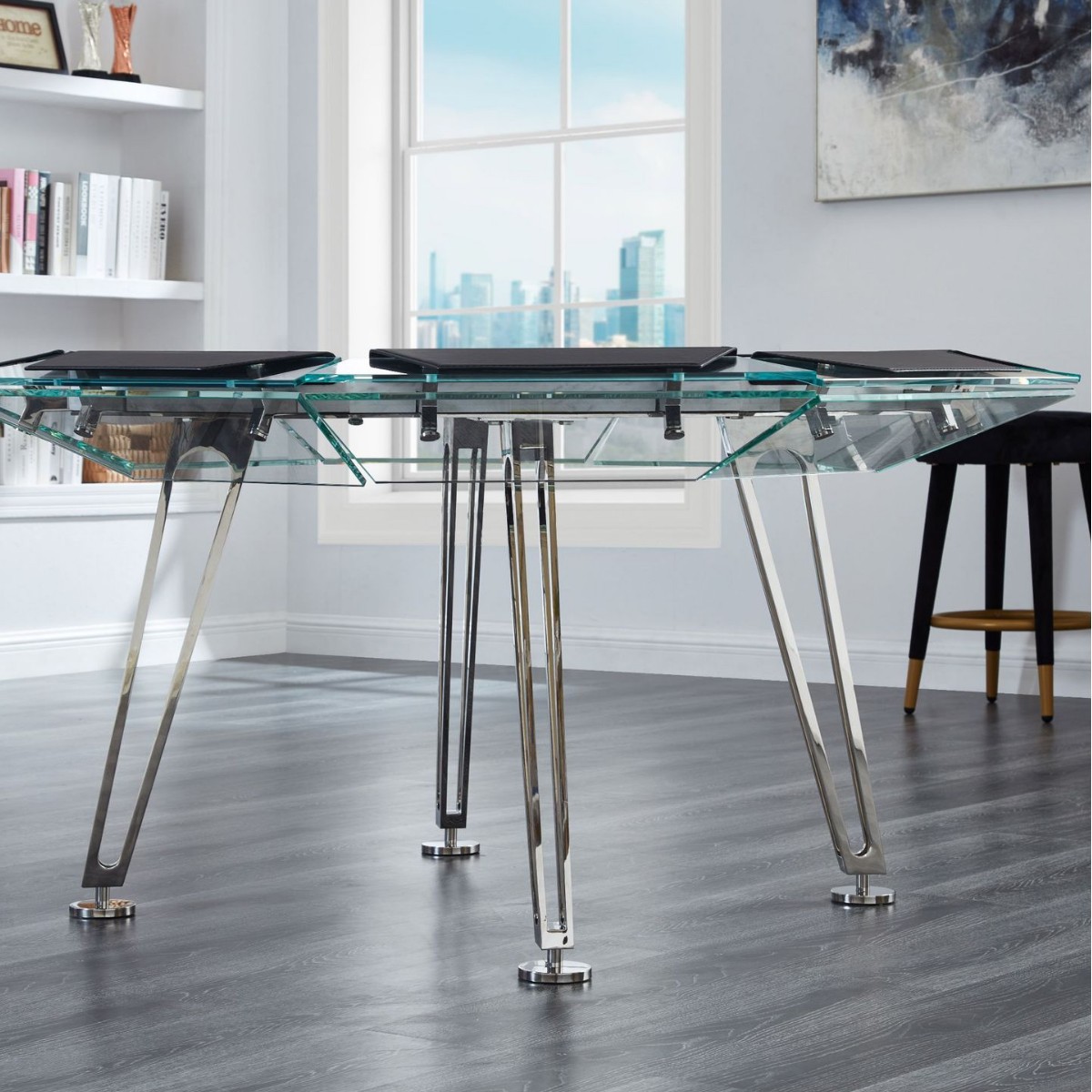 Fichas multijugador de estilo italiano ajedrez profesional vidrio de cristal acrílico de alta calidad mesa de póquer especial de Texas hogar