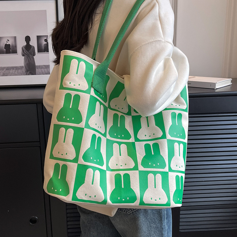 Canvasväska Damer med stor kapacitet 2023 Ny sommar All-match Enaxlad tygväska avancerad förnuftsklass pendlingsväska_voghion.com