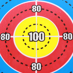 Children's suction cup archery target, round wall hanging suction cup archery target, archery toy, parent-child interactive entertainment archery equipment