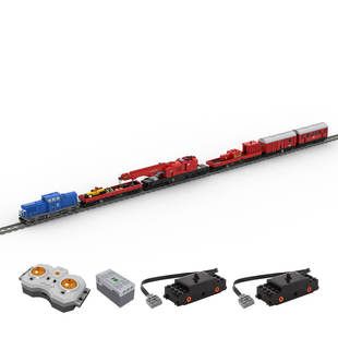 Cross-Border Moc-156982 Emergency Crane Train Model 4113 Particle Number/Dynamic Version Toy Gift