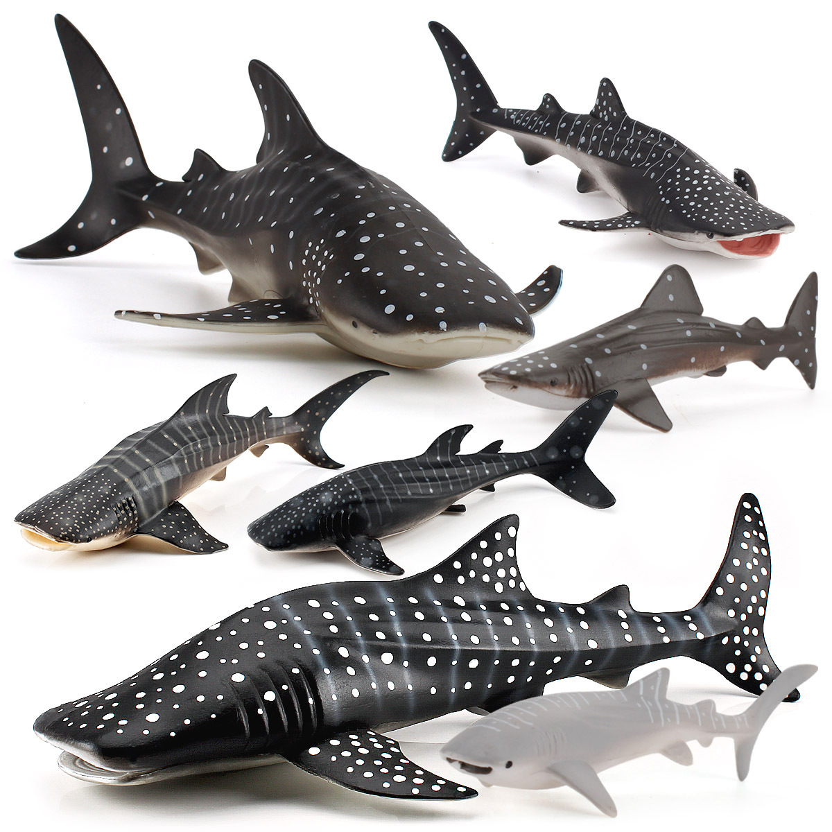 Exportación transfronteriza simulación cognitiva infantil animal marino ballena modelo submarino biológico estático tiburón decoración juguete