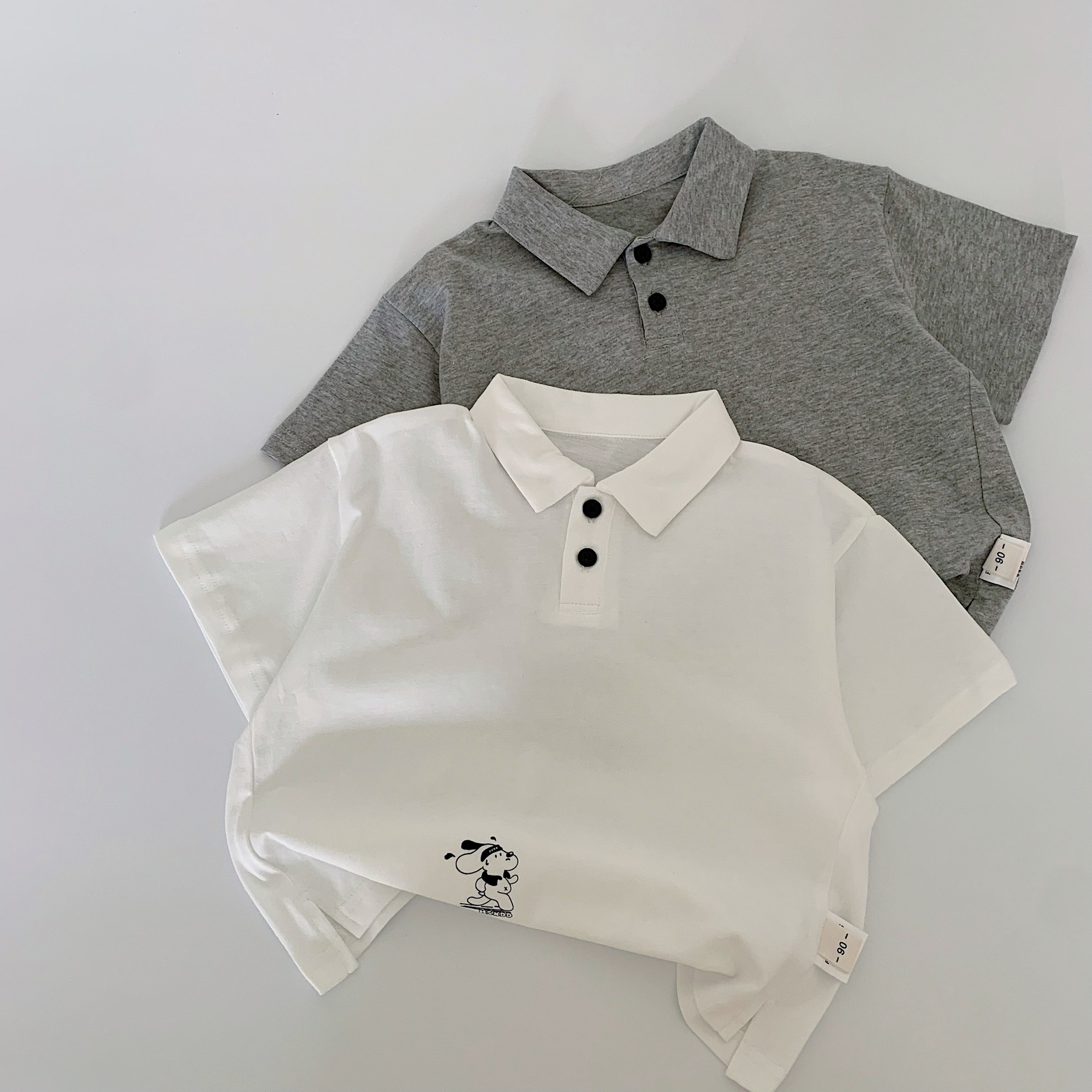 Camiseta de manga corta para niños Maibao verano 2025 nuevo estilo para niños estilo occidental camisa de polo casual ropa para niños al por mayor