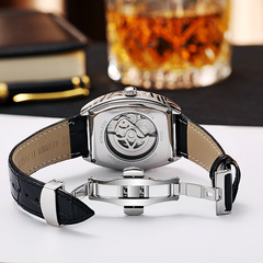 酒桶2022新款理查德森蜘蛛網鏤空全自動雙向防水機械錶