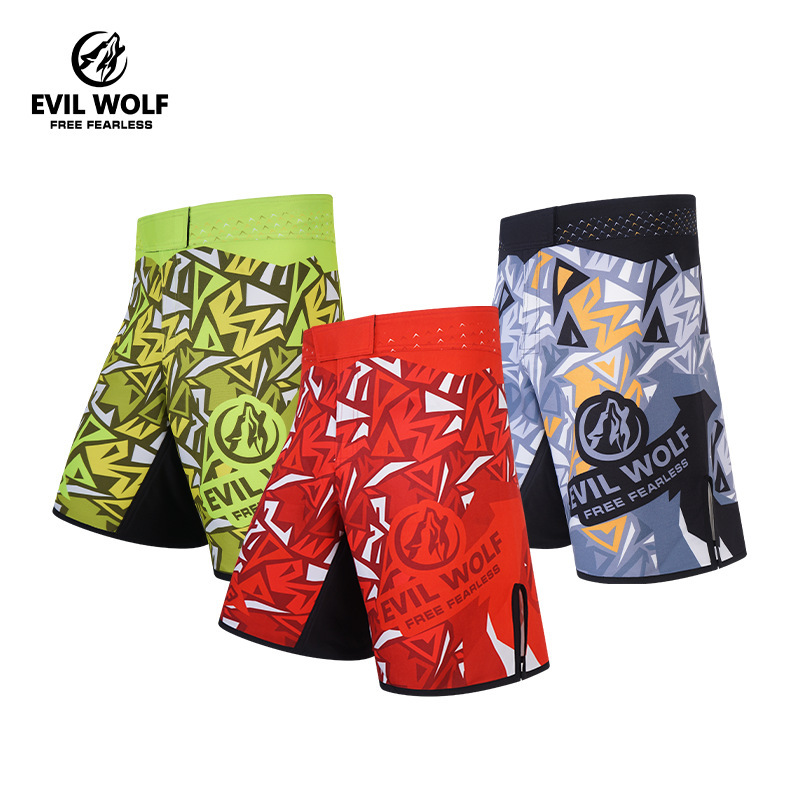 New Men's Shorts MMA Fighting Sports Shorts Comprehensive Combat Training Sanda Fitness Shorts Cross Training
