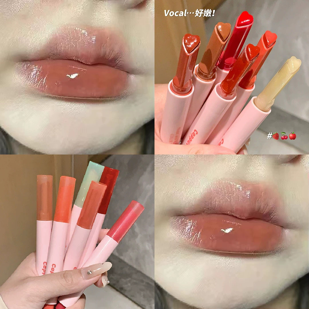 Solid Lip Gloss (Cappuvini) A61, 2 g — Water-Tender Glossy Lip Balm, Mirror Shine