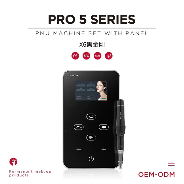 Tattoo equipment set: FamiSo N6-X smart touch screen panel tattoo machine, semi-permanent all-in-one tattoo machine
