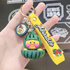 Silica gel doll, cartoon keychain, cute transport, backpack for beloved, pendant, Birthday gift, wholesale