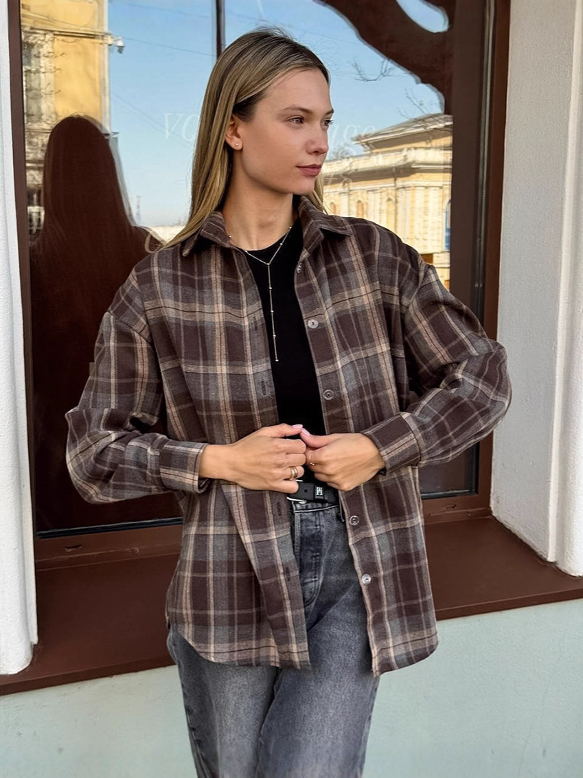 trend autumn long shirt