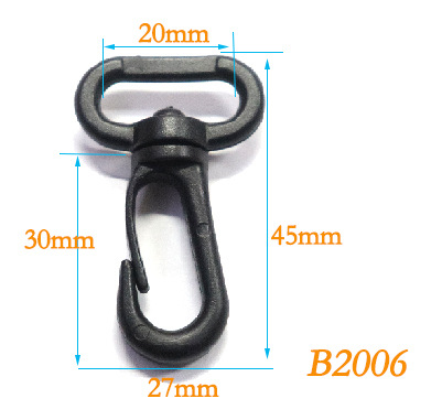 El fabricante tiene en stock accesorios para equipaje, clips de plástico para perros, ganchos giratorios, ganchos para correas de hombro, ganchos para mochilas. image 25