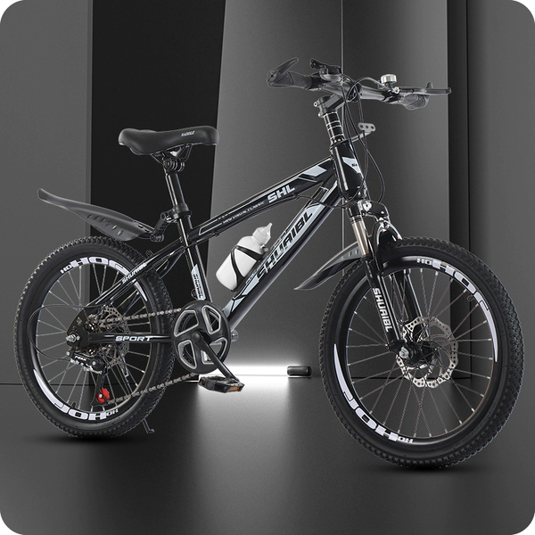 White shock-absorbing bike shifter (brake handle) disc brake, deluxe edition