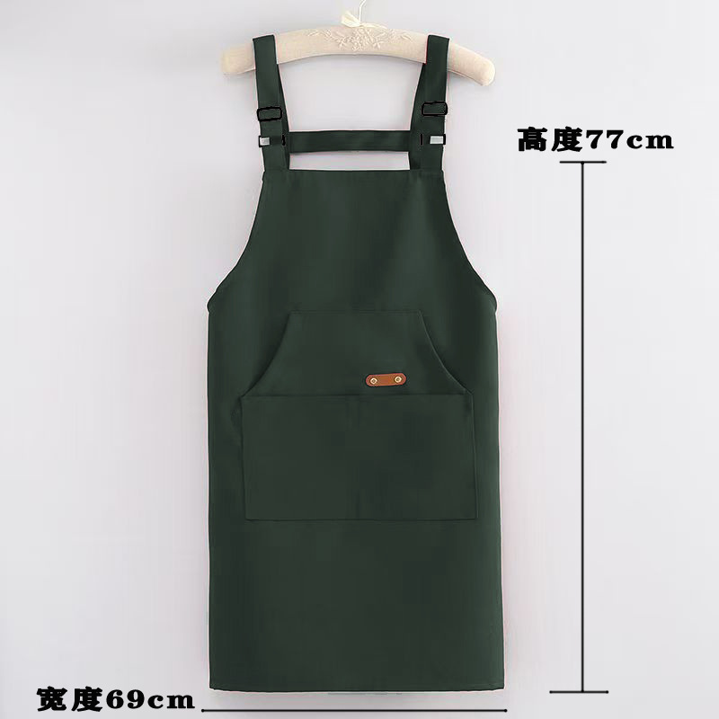 防泼水围裙厨房家用印字上班餐饮专用工作服奶茶店水果店男女围腰|undefined