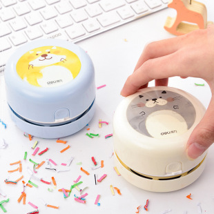 Deli 18880 Mini Desktop Vacuum Cleaner Office Cleaner for Eraser Debris, Paper Shavings, Dust, Electric Wholesale