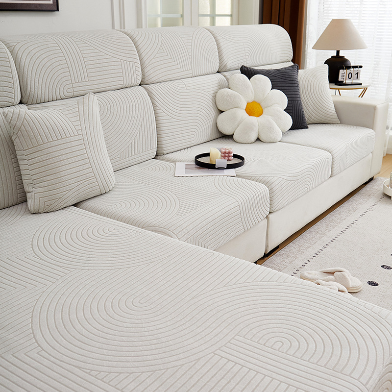 Swiss Roll Fleece Sofa Cover 2026 New Model Universal Full Cover Non-Slip Breathable Sofa Slipcover Exclusively for Cross-Border Sales