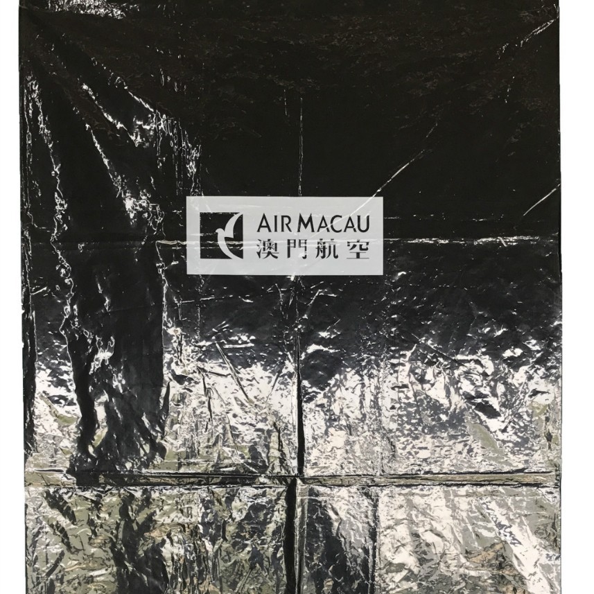 出口航空垃圾袋 黑色特大加厚垃圾袋  平口连卷PE风琴袋厂家直销