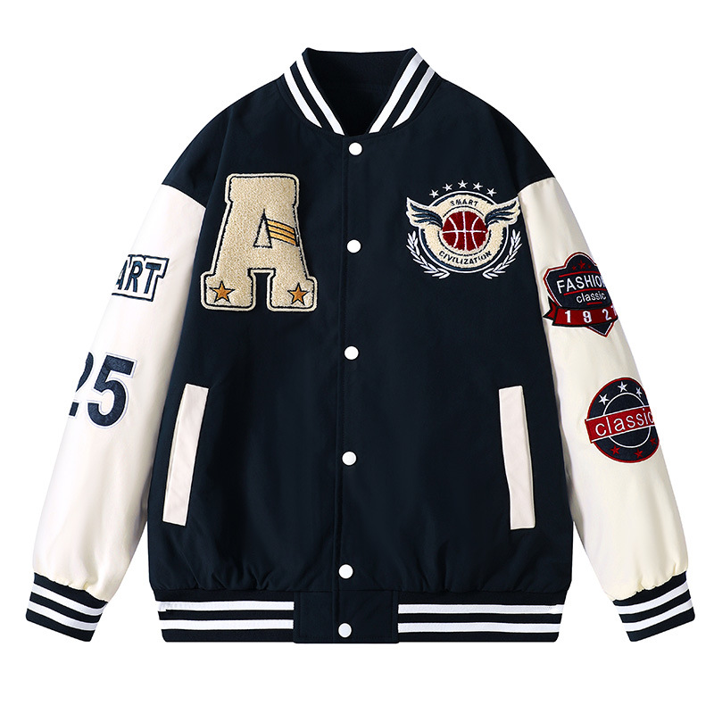 Men's Clothing baseball jacket for boys spring and autumn trendy brand trendy spring youth pilot jacket_voghion.com