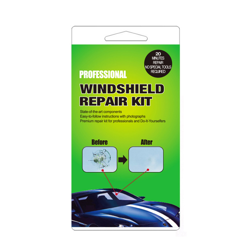 herramienta de reparación de vidrio de automóvil aguja para reparar grietas del parabrisas delantero líquido de reparación de grietas de vidrio estrella CF image 5