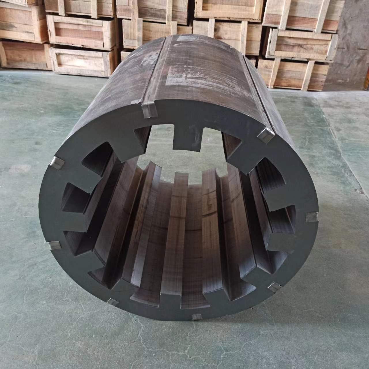 厂家直供电机配件铁芯冲片电主轴转子300以上外径系列电机定转子