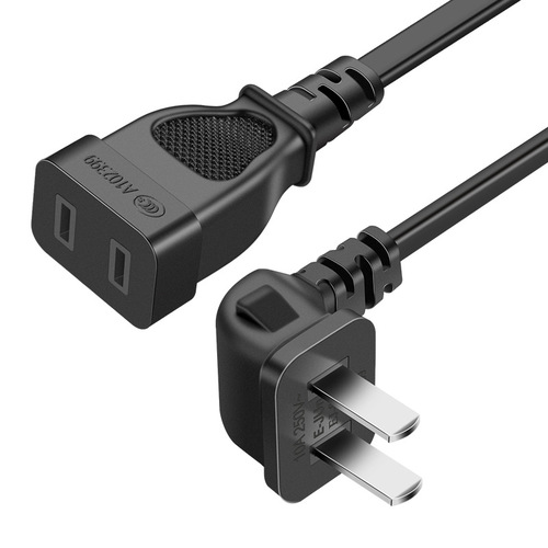 Two-plug power extension cord 3 meters 5 meters 8 meters electric vehicle extension cord 3C certified 2500W fan monitoring extension cord