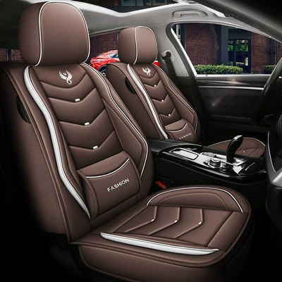 Universal seat cover, waist full leather four seasons universal seat