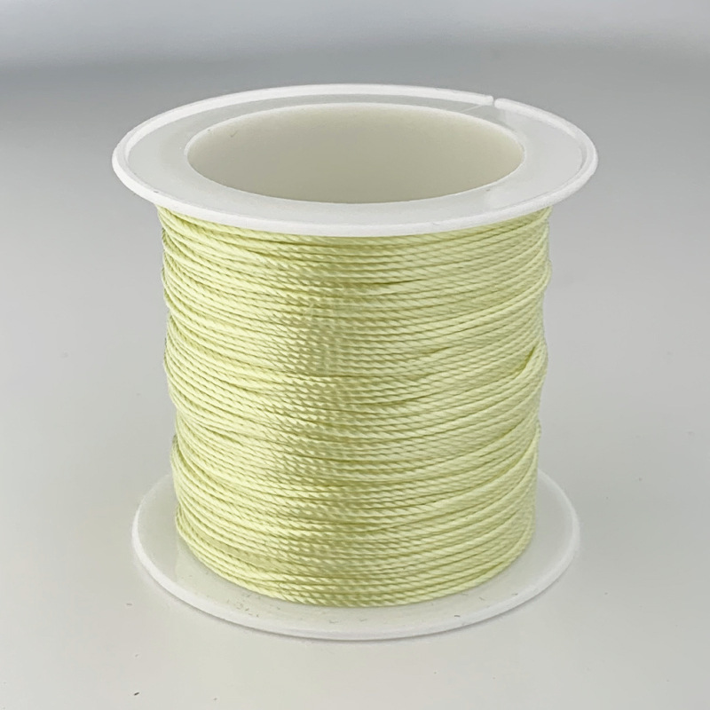 12 hilos de alambre trenzado hilo rojo hilo de color Morandi cuerda trenzada collar cuerda cuerda trenzada a mano material de bricolaje