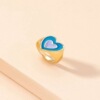 Brand cute ring, metal jewelry heart shaped, Aliexpress, European style