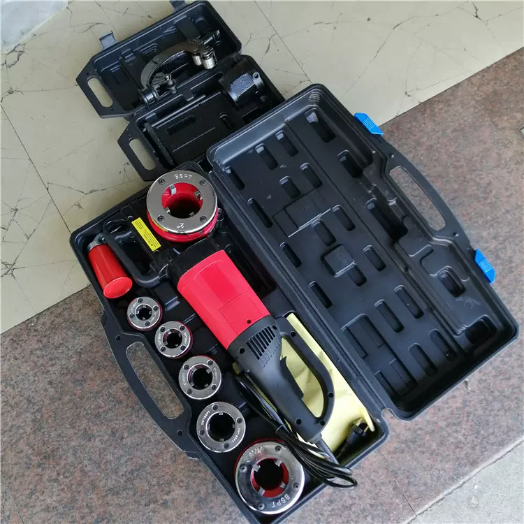 扯丝机 ZIT-KY01-50手持式电动套丝机 SQ-30钢管外螺纹套丝机