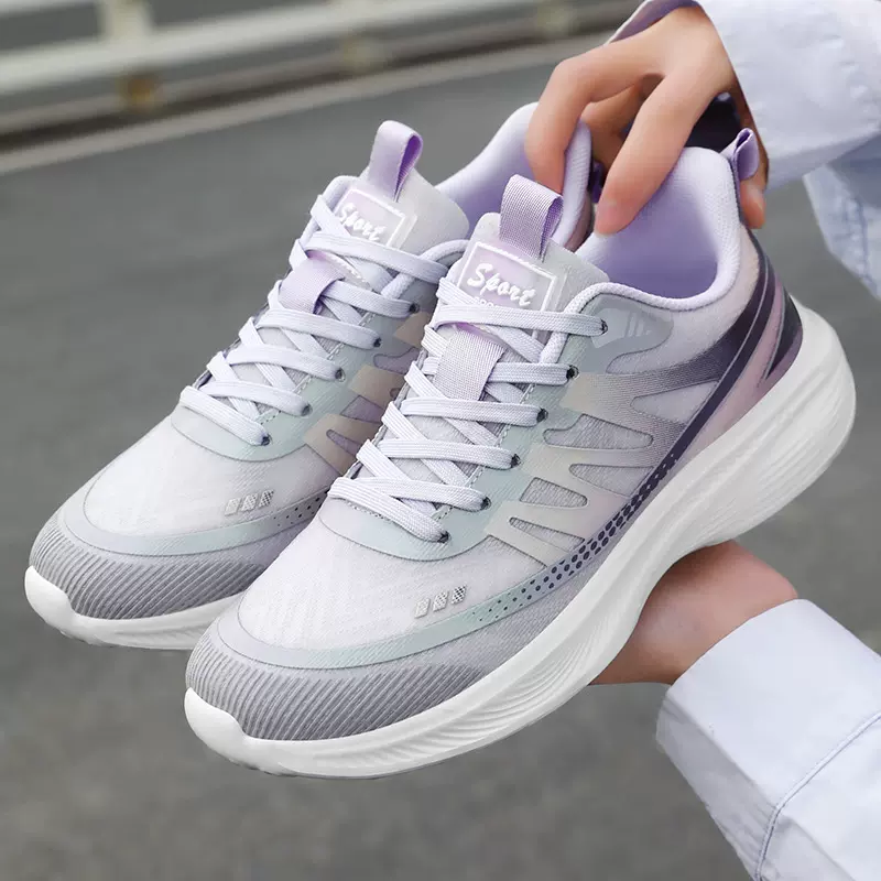 运动鞋秋季女款透气网面鞋休闲时尚女鞋潮流单鞋户外轻便跑步鞋