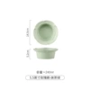 5.5-inch rice bowl-Rose Garden Matcha Green